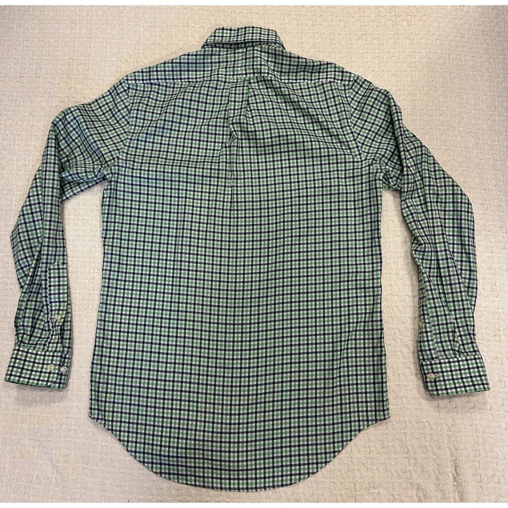 Ralph Lauren Men's Shirt Small Non-Iron Button Down Green Check - Picture 8 of 9